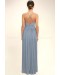 Depths Of My Love Dusty Blue Maxi Dress